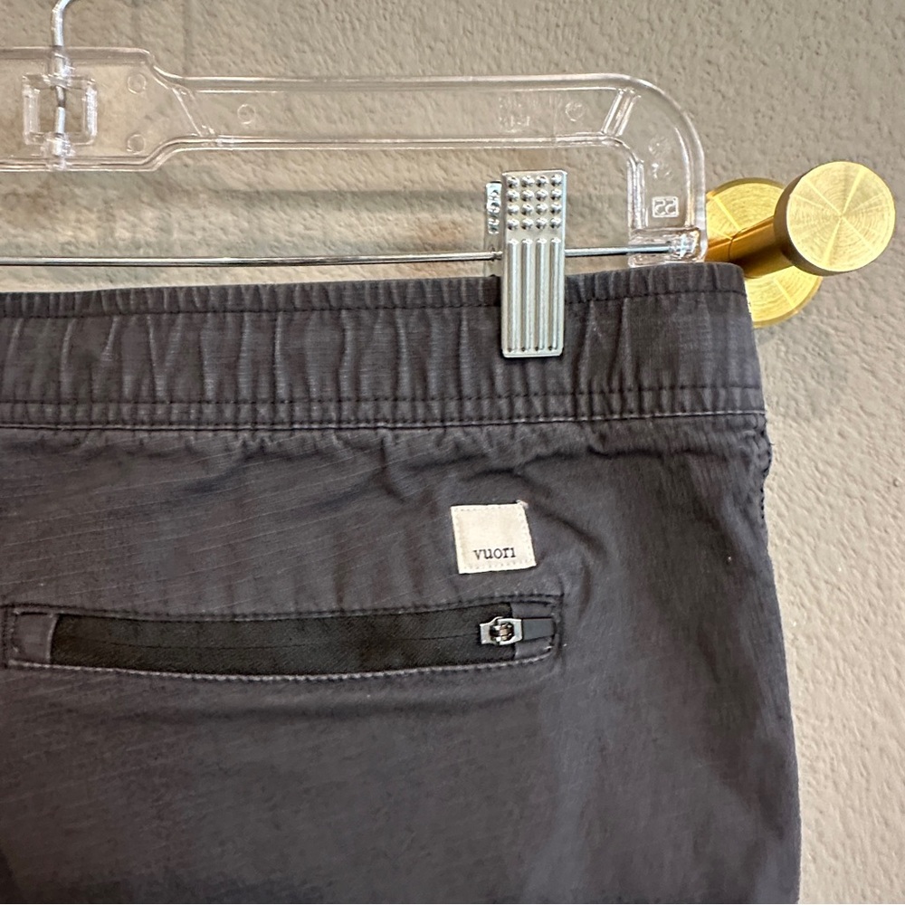 Vuori Women’s Ripstop Pant XL Charcoal Gray Elastic Waist Jogger - Picture 7 of 8